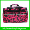 2014 fashion zebra print travel bag